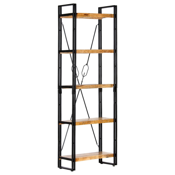 vidaXL 5-Tier Bookcase 60x30x180 cm Solid Mango Wood - MiniDM Store