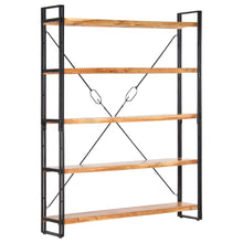Load image into Gallery viewer, vidaXL 5-Tier Bookcase 140x30x180 cm Solid Acacia Wood - MiniDM Store

