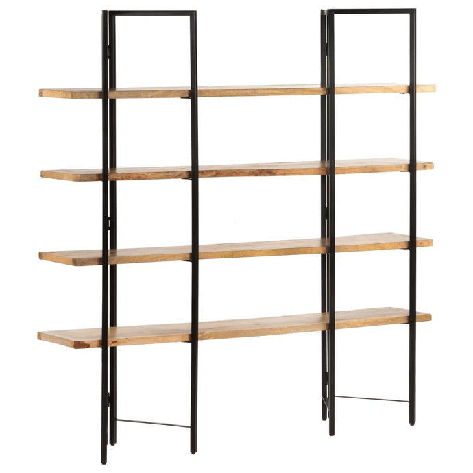 vidaXL 4-Tier Bookcase 160x35x160 cm Solid Mango Wood - MiniDM Store