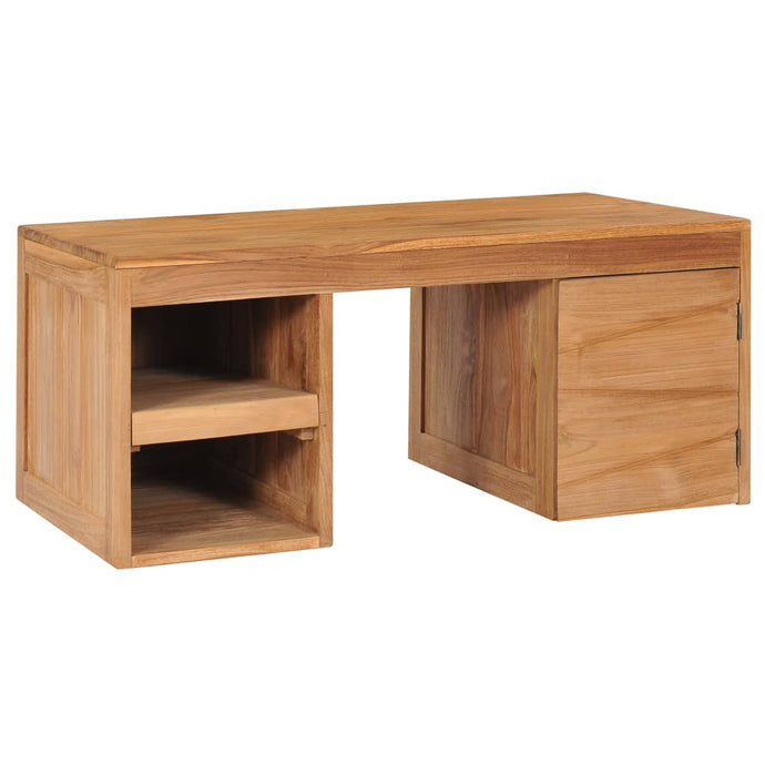 vidaXL Coffee Table 90x50x40 cm Solid Teak Wood - MiniDM Store