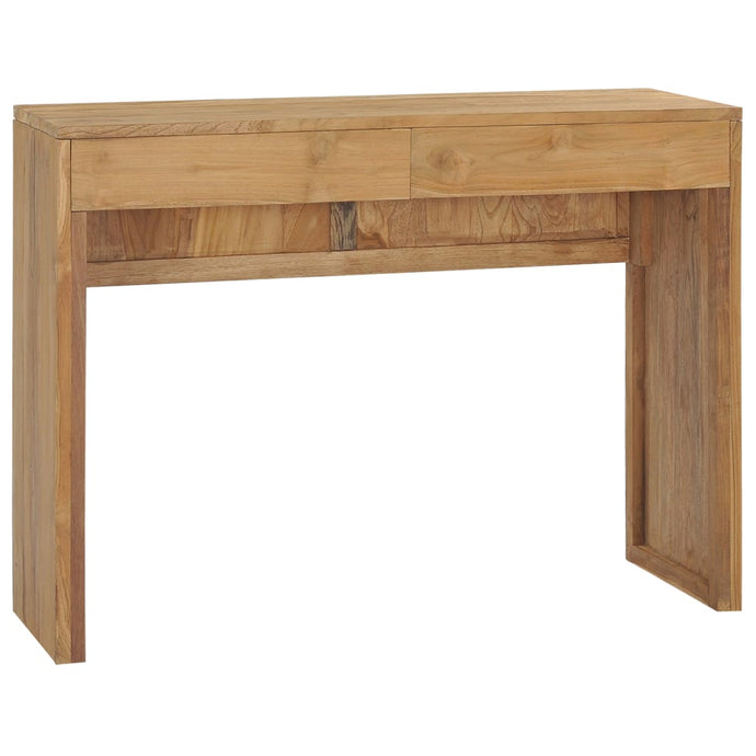 vidaXL Console Table 100x35x75 cm Solid Teak Wood - MiniDM Store