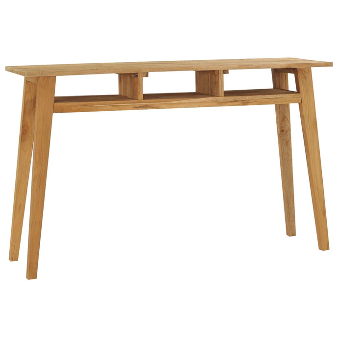 vidaXL Console Table 120x35x75 cm Solid Teak Wood - MiniDM Store