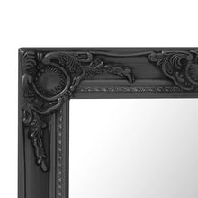Load image into Gallery viewer, vidaXL Wall Mirror Baroque Style 50x50 cm Black - MiniDM Store
