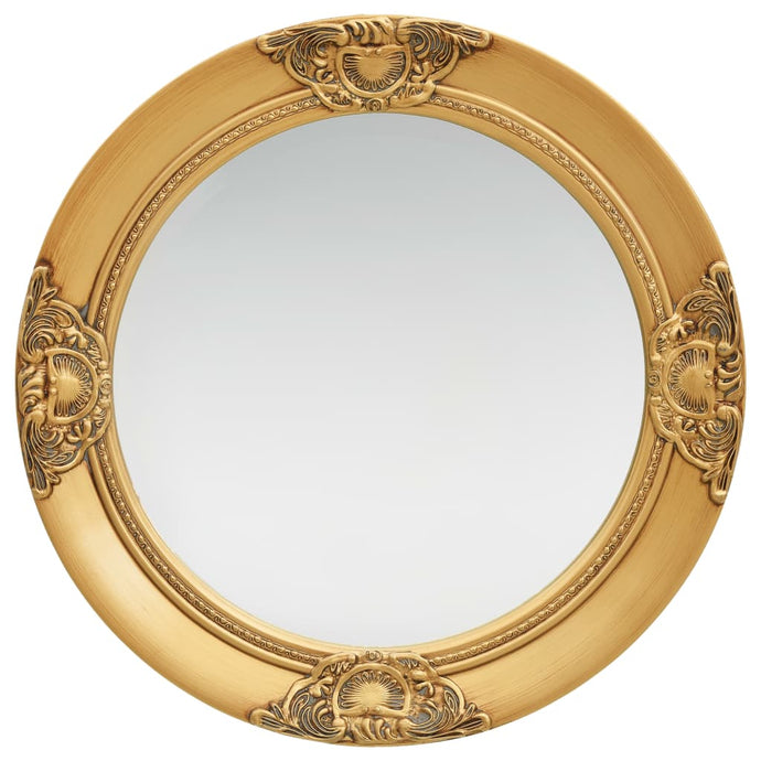 vidaXL Wall Mirror Baroque Style 50 cm Gold - MiniDM Store