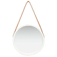 Load image into Gallery viewer, vidaXL Wall Mirror with Strap 40 cm White - MiniDM Store

