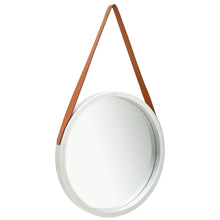 Load image into Gallery viewer, vidaXL Wall Mirror with Strap 50 cm Silver - MiniDM Store
