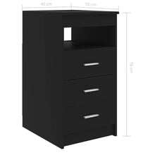 Load image into Gallery viewer, vidaXL Desk Black 140x50x76 cm Chipboard - MiniDM Store
