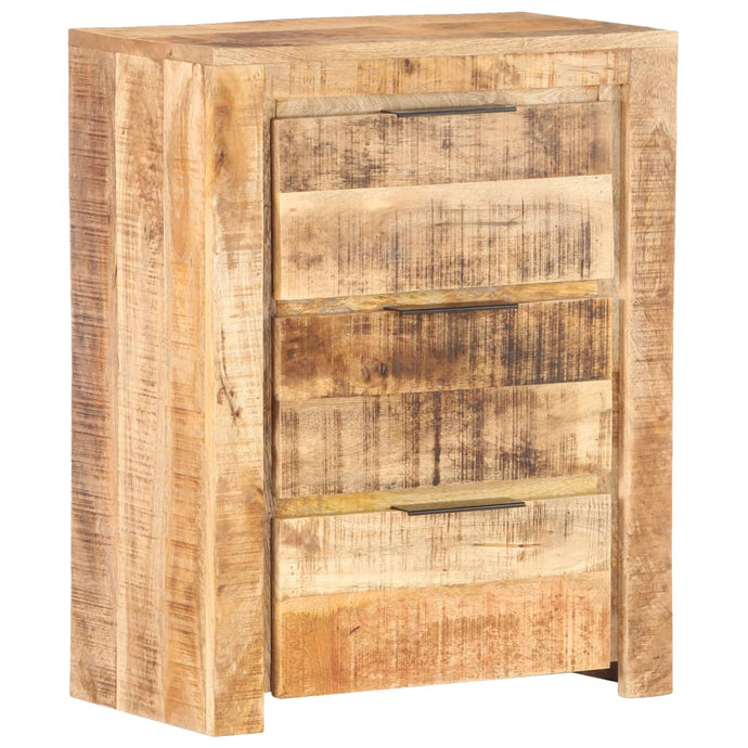 vidaXL Sideboard 59x33x75 cm Rough Mango Wood - MiniDM Store