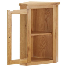 Load image into Gallery viewer, vidaXL Wall-mounted Corner Cabinet 45x28x60 cm Solid Oak Wood - MiniDM Store

