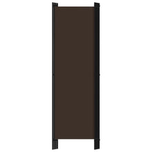 Load image into Gallery viewer, vidaXL 4-Panel Room Divider Brown 200x180 cm - MiniDM Store
