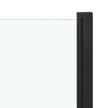 Load image into Gallery viewer, vidaXL Folding Shower Enclosure 3 Panels ESG 130x138 cm Black - MiniDM Store
