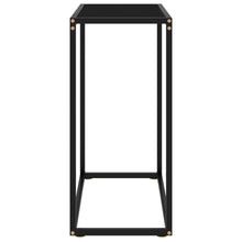 Load image into Gallery viewer, vidaXL Console Table Black 60x35x75 cm Tempered Glass - MiniDM Store
