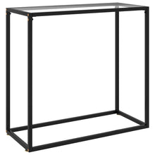 Load image into Gallery viewer, vidaXL Console Table Transparent 80x35x75 cm Tempered Glass - MiniDM Store
