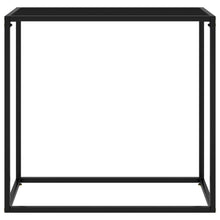 Load image into Gallery viewer, vidaXL Console Table Black 80x35x75 cm Tempered Glass - MiniDM Store
