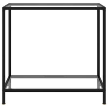 Load image into Gallery viewer, vidaXL Console Table Transparent 80x35x75 cm Tempered Glass - MiniDM Store
