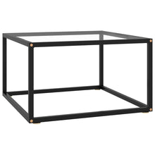 Load image into Gallery viewer, 322871 vidaXL Coffee Table Black with Tempered Glass 60x60x35 cm - MiniDM Store
