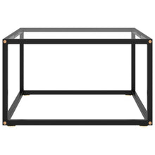 Load image into Gallery viewer, 322871 vidaXL Coffee Table Black with Tempered Glass 60x60x35 cm - MiniDM Store
