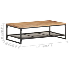 Load image into Gallery viewer, vidaXL Coffee Table 110x60x35 cm Solid Acacia Wood - MiniDM Store
