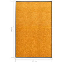 Load image into Gallery viewer, Doormat Washable Orange 120x180 cm - MiniDM Store
