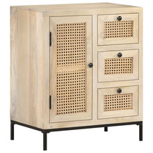 Load image into Gallery viewer, vidaXL Sideboard 60x35x70 cm Solid Mango Wood and Natural Cane - MiniDM Store
