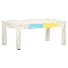 Load image into Gallery viewer, vidaXL Coffee Table White 110x60x45 cm Solid Mango Wood - MiniDM Store
