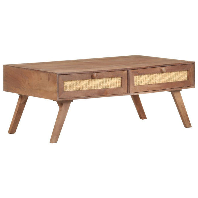 323599 vidaXL Coffee Table 100x60x40 cm Solid Mango Wood - MiniDM Store