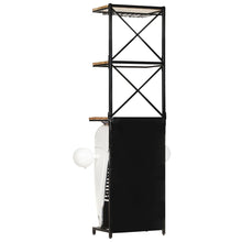 Load image into Gallery viewer, vidaXL Tractor Wine Cabinet White 49x31x170 cm Rough Mango Wood - MiniDM Store
