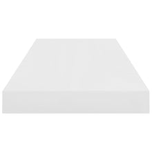 Load image into Gallery viewer, vidaXL Floating Wall Shelves 2 pcs High Gloss White 60x23.5x3.8 cm MDF - MiniDM Store
