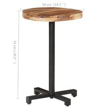 Load image into Gallery viewer, vidaXL Bistro Table Round Ø50x75 cm Solid Acacia Wood - MiniDM Store
