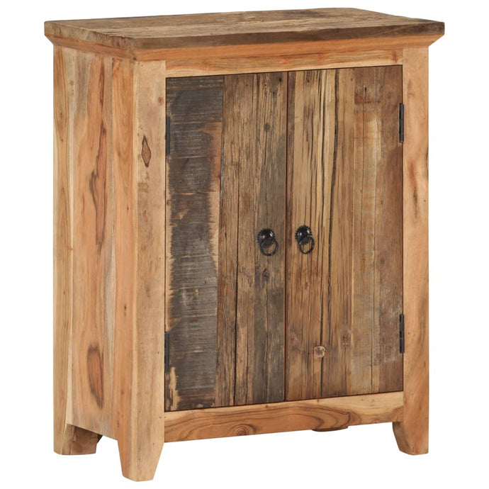 vidaXL Sideboard 60x33x75 cm Solid Acacia Wood and Reclaimed Wood - MiniDM Store