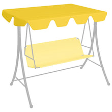 Load image into Gallery viewer, vidaXL Replacement Canopy for Garden Swing Yellow 150/130x70/105 cm - MiniDM Store
