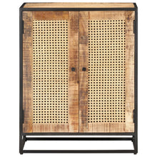 Load image into Gallery viewer, vidaXL Sideboard 60x35x75 cm Rough Mango Wood and Natural Cane - MiniDM Store
