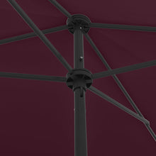 Load image into Gallery viewer, vidaXL Beach Umbrella Bordeaux Red 200x125 cm - MiniDM Store
