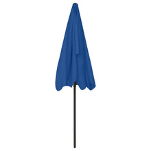 Load image into Gallery viewer, vidaXL Beach Umbrella Azure Blue 200x125 cm - MiniDM Store
