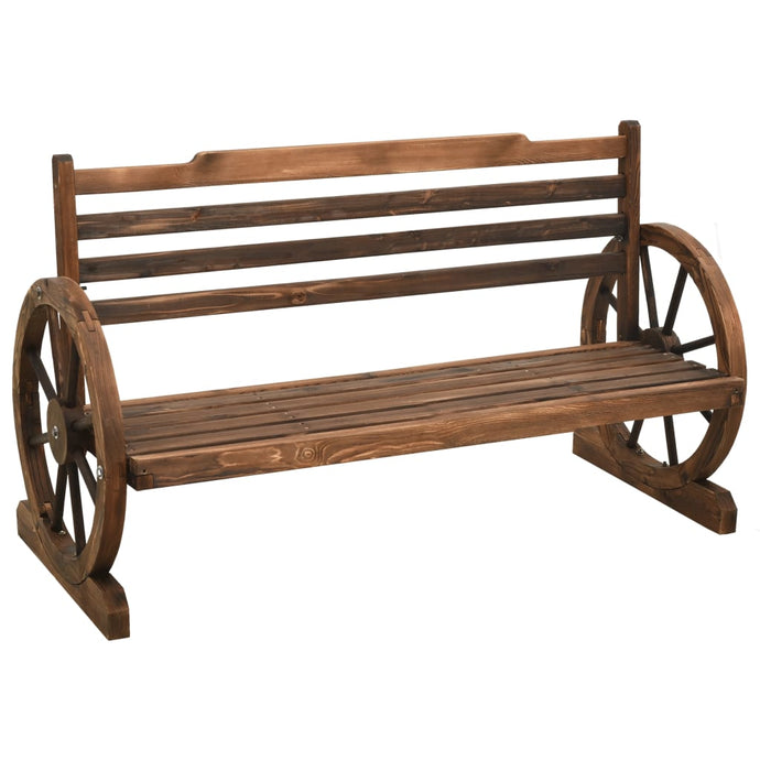 vidaXL Garden Bench 112 cm Solid Firwood - MiniDM Store