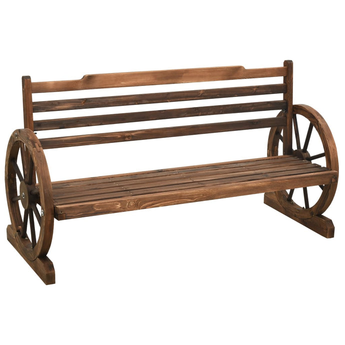 vidaXL Garden Bench 142 cm Solid Firwood - MiniDM Store