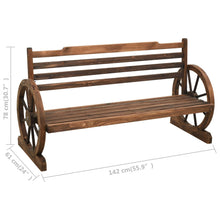 Load image into Gallery viewer, vidaXL Garden Bench 142 cm Solid Firwood - MiniDM Store
