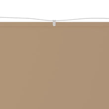 Load image into Gallery viewer, Vertical Awning Taupe 60x1200 cm Oxford Fabric - MiniDM Store
