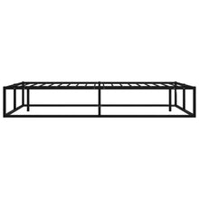 Load image into Gallery viewer, Bed Frame Black Metal 120x200 cm - MiniDM Store
