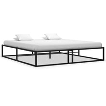 Load image into Gallery viewer, Bed Frame Black Metal 180x200 cm 6FT Super King - MiniDM Store
