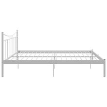 Load image into Gallery viewer, Bed Frame White Metal and Plywood 200x200 cm - MiniDM Store
