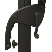 Load image into Gallery viewer, vidaXL 4-Tier Parasol with Aluminium Pole Black 3x3 m - MiniDM Store
