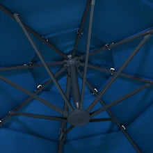 Load image into Gallery viewer, vidaXL 4-Tier Parasol with Aluminium Pole Azure Blue 3x3 m - MiniDM Store
