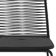 Load image into Gallery viewer, vidaXL Outdoor Chairs 6 pcs Poly Rattan Black - MiniDM Store
