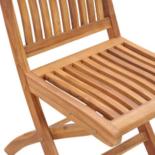 Load image into Gallery viewer, vidaXL Folding Garden Chairs 2 pcs Solid Teak Wood - MiniDM Store
