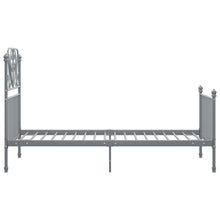 Load image into Gallery viewer, Bed Frame Grey Metal 100x200 cm - MiniDM Store
