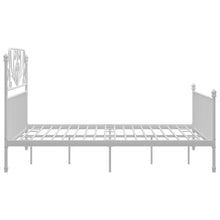 Load image into Gallery viewer, Bed Frame White Metal 140x200 cm - MiniDM Store
