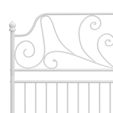 Load image into Gallery viewer, Bed Frame White Metal 140x200 cm - MiniDM Store
