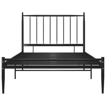 Load image into Gallery viewer, Bed Frame Black Metal 90x200 cm
