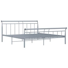 Load image into Gallery viewer, Bed Frame Grey Metal 160x200 cm - MiniDM Store
